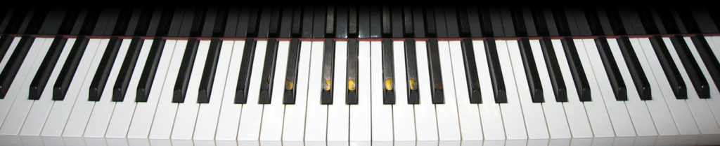 acoustic grand piano keyboard